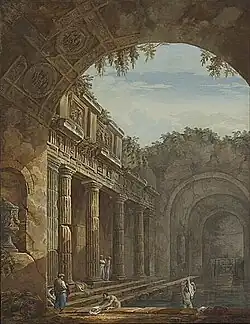 Baths in ruins, n.d., Louvre