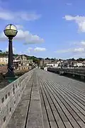 View of the tollhouse and Royal Hotel from end of the pier.