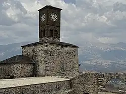 Clock tower of castle