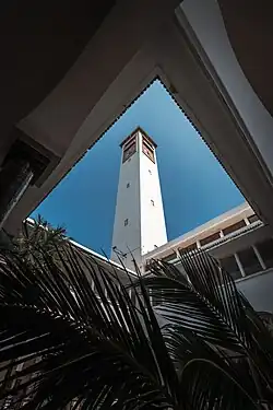 View of the Clock Tower from the courtyard