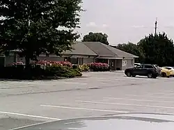 Clubhouse for home and visiting teams