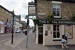 Royal Exchange pub and High Street