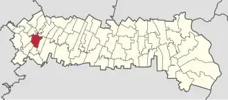Location in Ialomița County