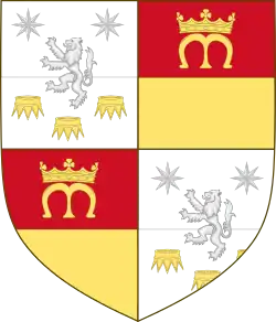 Bondenti, Conti di Meduna, coat of arms