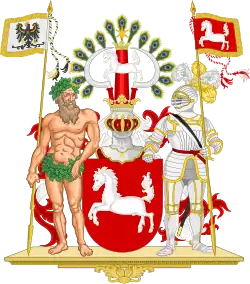 Coat of arms of the Prussian Province of Hanover (1868–1946)