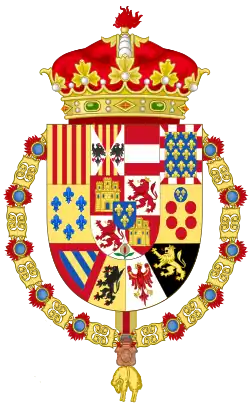 Arms of Infante Gonzalo of Spain (1927–1931/1934)