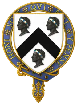 Coat of arms of an English escheator