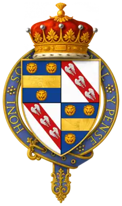 Arms of William de la Pole, 1st Earl of Pembroke (sixth creation)