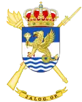 Coat of Arms of the Logistic Support Command for Operations (JALOG-OP) FLO