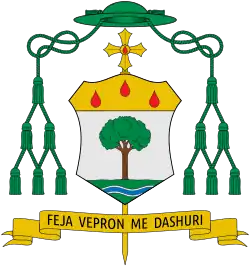 Coat of arms of the Diocese of Rrëshen