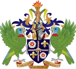 Coat of arms of Saint Lucia