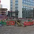 Groundworks for Code Sheffield under construction, April&nbsp;2022