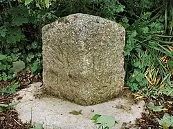 Cold Northcott milestone about 1 mile south and east of Treneglos before Cold Northcott / Craigmoor Cottage
