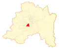 Map of Calera de Tango commune in Santiago Metropolitan Region