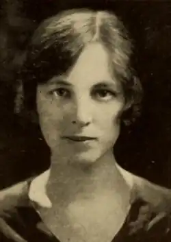 A young white woman with bobbed hair