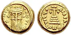 A solidus minted in Carthage, 652 (aged 22)