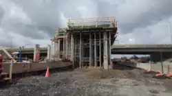 Construction of Jeanne d'Arc Station&nbsp;– April 2022