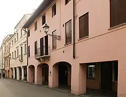 View of porticos looking towards Piazza XX Settembre