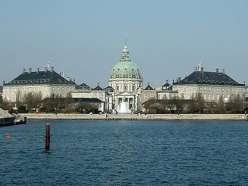 Eigtved, Nicolai (1760), Amalienborg Palace, Copenhagen