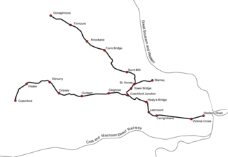 Map of the entire railway