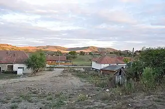 View of Corvinești village