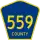 County Route 559 marker