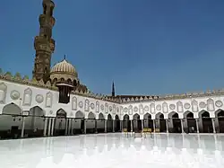 Courtyard of the Al-Azhar Mosque in Cairo, founded in 972