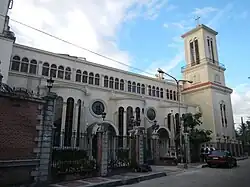 Left facade
