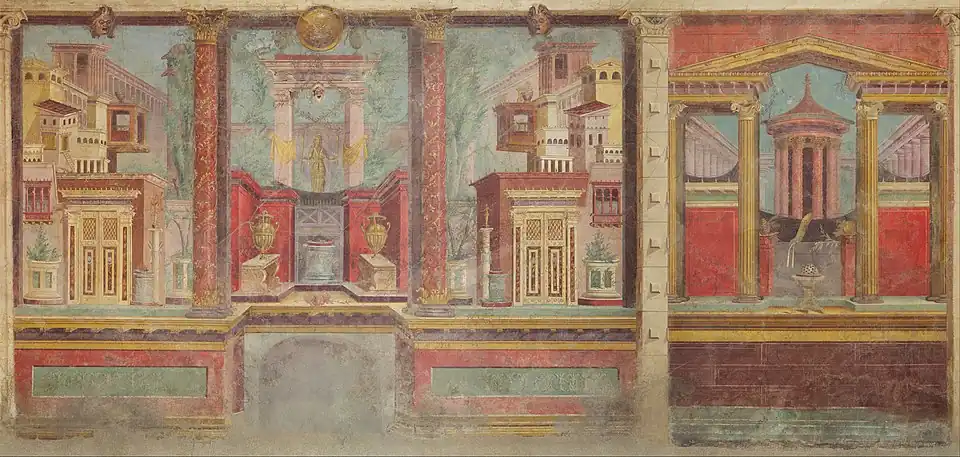 Fresco from the Villa of Publius Fannius Synistor in Boscoreale near Pompeii, 1st&nbsp;ct.&nbsp;BC[5]