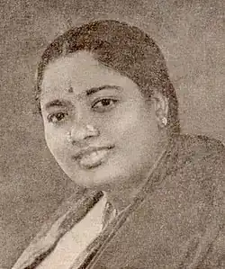D. K. Pattammal in the late 1940s.