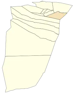 Location of Zelfana commune within Ghardaïa Province