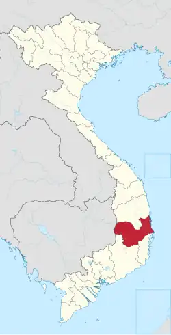 Location in Vietnam