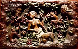 Paul Gauguin, Woman with Mango Fruits, 1889, painted oak, Ny Carlsberg Glyptotek, Kopenhagen