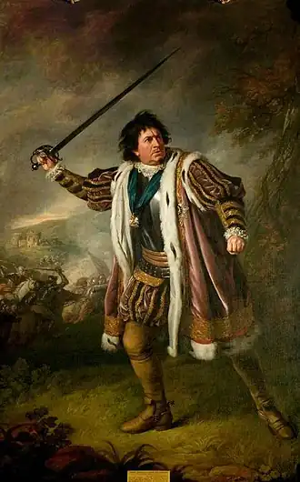 David Garrick as Richard III at Bosworth, 1771