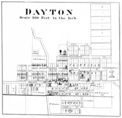 Map of Dayton, 1878