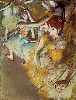 Edgar Degas, Ballet Dancers on the Stage, 1883