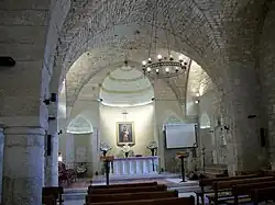 Interior of the Maronite Church of Our Lady of the Hill