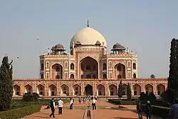 Humayun's Tomb in Delhi, the first fully developed Mughal imperial tomb (1560–1570)[275]