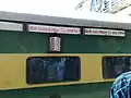 Delhi–Sarai Rohilla–Bandra Terminus Garib Rath Express – AC 3 tier coach