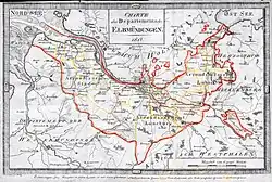 Contemporary map (1812)