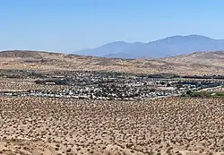 Desert Edge with Indio Hills and Santa Rosa Mountains