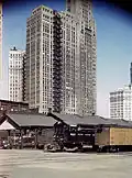 From Illinois Central Railroad freight yard, the current Lakeshore East (April 1943)