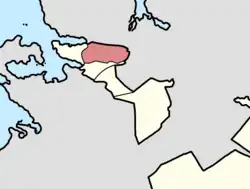 Location of Digranes within Kópavogur
