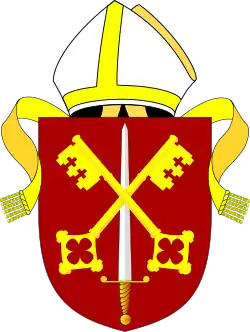 Coat of arms of the Diocese of Exeter