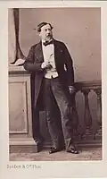 A photographic portrait by Andre Adolphe Eugène Disderi
