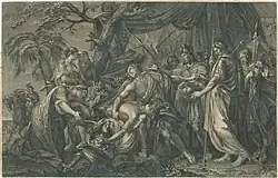 Achilles Laments the Death of Patroclus, 1764