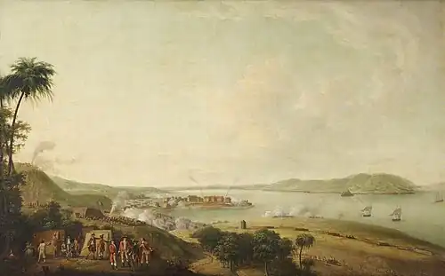 British Attack on the Citadel of Martinique (1767)
