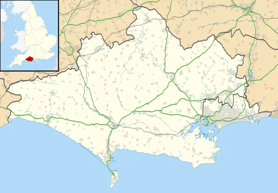 Highcliffe is located in Dorset