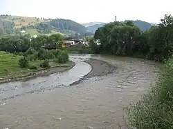 Bilyi Cheremosh river in Dovhopole