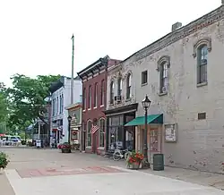South side of Battle Alley, at Saginaw